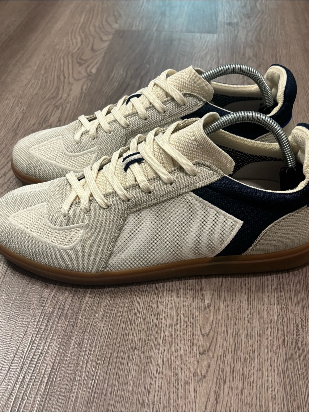 Rothy’s “Hudson” RS01 White/Navy Men’s Casual Sneakers Size 11 - Picture 3 of 8